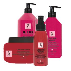 Sacha Care - Coffret de Soins Expert Long Hair Renove - Shampoing - Masque - B-Tox - Leave-In