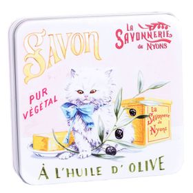 La Savonnerie de Nyons - Metalen doos met zeep - Perzische katjes