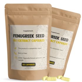 Cupplement® - Fenugreek Seed Capsules 500 mg - Combipack