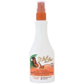 Soleil des Îles - Lait Solaire Monoï de Tahiti SPF 50 - Parfum Tiaré