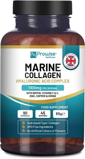 Prowise Healthcare Collagène Marin avec Acide Hyaluronique 1100 mg
