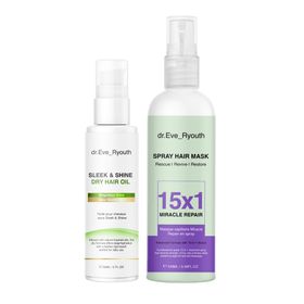 Dr. Eve_Ryouth Miracle Repair Spray + Sleek & Shine Haarolie