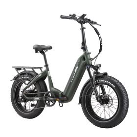 TTGO F6 Boost Vélo électrique pliable, batterie 48 V 18 Ah, freins à disque hydrauliques
