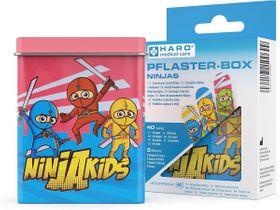 Haro Boîte de pansements pour enfants avec motifs ninja