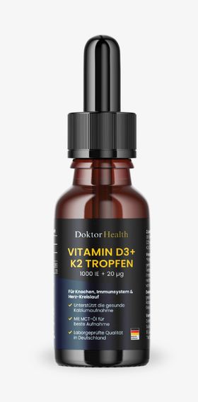 Doctor Health Vitamine D3 + K2 Druppels
