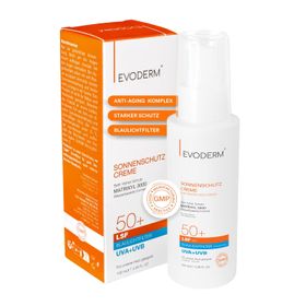 EVODERM Zonnecrème SPF 50+ – UVA+UVB + Blauwlichtfilter met Matrixyl 3000