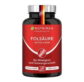 Nutrimea Acide Folique (Vitamine B9) avec Quatrefolic® – 400 µg