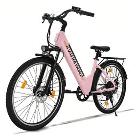 AVDL A32 Vélo électrique urbain 26 pouces, batterie amovible 36 V 12,8 Ah