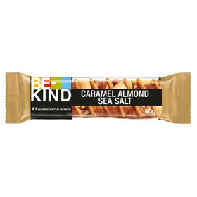 BE-KIND Reep Karamel, Amandelen & Zeezout - Natuurlijke Snack met echte noten