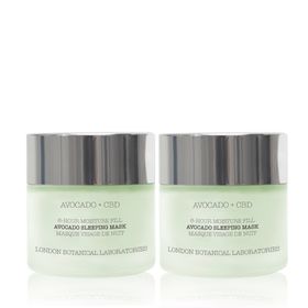 London Botanical Laboratories Avocado + CBD Moisture Slaapmasker Duo
