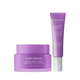 Glow Cocktail Crème hydratante réparatrice et revitalisante + Crème contour des yeux revitalisante