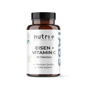 nutri+ Combinaison de Fer + Vitamine C 50mg