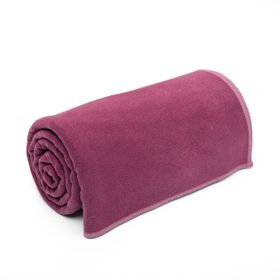 bodhi Yoga handdoek NO SWEAT Towel S, donker aubergine