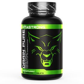 Vitastrong Drainpure – 60 Comprimés, Effet Drainant Naturel