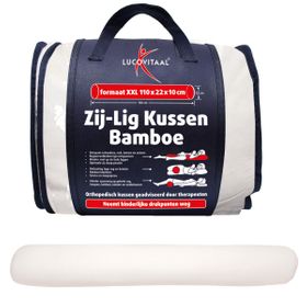 lucovitaal - Bamboe Zij-Lig Kussen