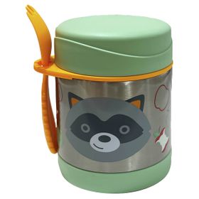 Skip Hop Zoo roestvrijstalen warmhoudbox - Wasbeer