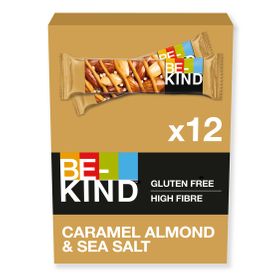BE-KIND Barre Caramel, Amandes & Sel Marin - Encas naturel aux noisettes véritables