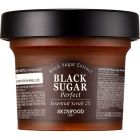 SKINFOOD Black Sugar Perfect Scrub Mask – Gezichtsscrubmasker met zwarte suiker
