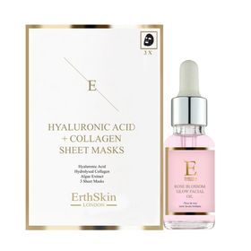 ErthSkin London Rozengezichtsolie + collageenmasker
