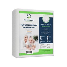 Sensalou Housse de matelas imperméable avec fermeture