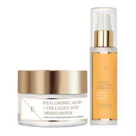 ErthSkin London Élixir de vitamine C + Crème de jour au collagène