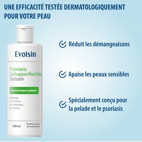 Evolsin® Psoriasis Creme I sans cortisone I Pommade contre le psoriasis avec mode d'action breveté
