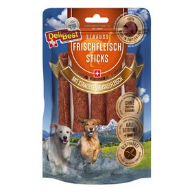 DeliBest Vers vlees sticks Struisvogel