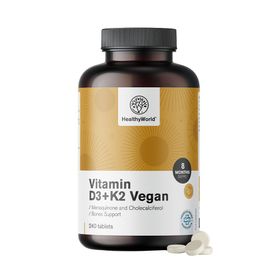HealthyWorld Vegan Vitamine D3 + K2