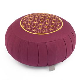 bodhi Meditatiekussen ZAFU ECO Stick Bloem des Levens, vulling van speltkaf