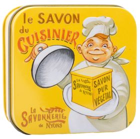 La Savonnerie de Nyons - Metalen doosje met zeep "Keukenzeep"