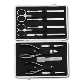 DREITURM Solingen Coffrets de manucure  – 11 pièces – Coffret de manucure fabriqué à Solingen