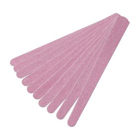 Niegeloh Solingen Limes à papier de verre, lot de 10, rose/naturel