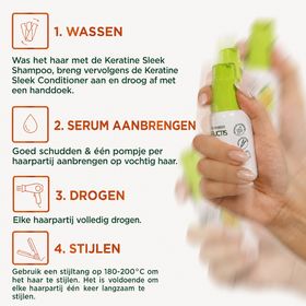 Garnier Fructis Gladmakend & langdurig hittegeactiveerd serum