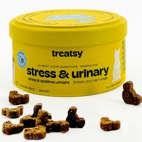 Treatsy Complément Alimentaire – Stress & Système Urinaire pour Chat