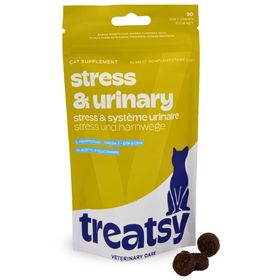 Treatsy Complément Alimentaire – Stress & Système Urinaire pour Chat