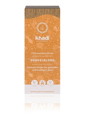 khadi Natural Cosmetics Coloration capillaire à base de plantes Blond foncé 100 g