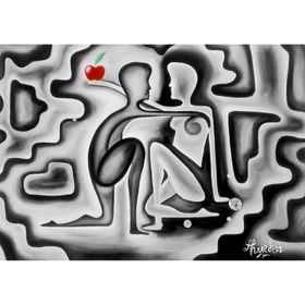 enjoy Puzzel Adam en Eva 1000 delen