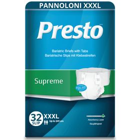 PRESTO Couches Bariatriques pour Incontinence XXXL