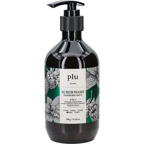 PLU Scrub Wash Raspberry & Mint Shower Gel – gel douche rafraîchissant et exfoliant doux