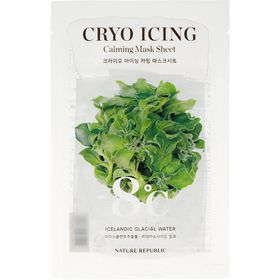 NATURE REPUBLIC Cryo Icing Calming Sheet Mask – Kalmerend sheetmasker met verkoelend effect