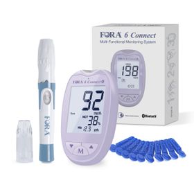 FORA 6 Connect Cholesterolmeter – Special Edition (Paars) - mg/dl - The Tester