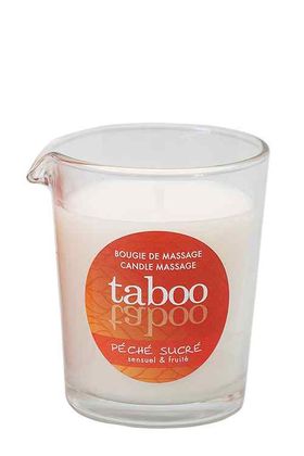 Ruf - Bougie de massage Taboo - Parfum nectarine