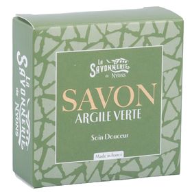 La Savonnerie de Nyons - Savon bien-être en coffret - Savon à l'argile verte