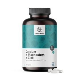 HealthyWorld Calcium + Magnesium + Zink
