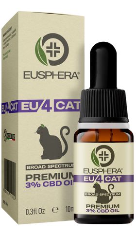 CBD-olie voor het welzijn van katten met een kalmerend effect - EU4CAT - Eusphera