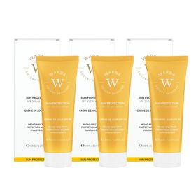 Warda Luxury Skincare Trio de crèmes de jour à protection solaire SPF 30