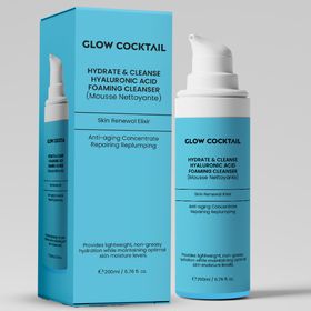 Glow Cocktail Nettoyant hydratant et purifiant à l'acide hyaluronique