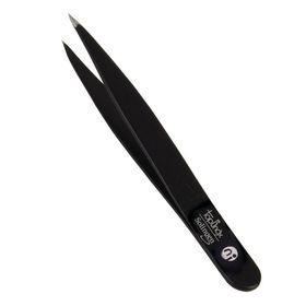 Niegeloh Solingen Pincet, puntig, roestvrij staal, TopInox, zwart