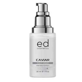 ED COSMETICS Soin de nuit au caviar – Lifting -ANTI-ÂGE - Concentré pour peaux matures et sèches