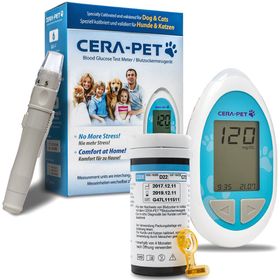 Cera-Pet Set lecteur de glycémie pour chiens et chats - Pack d'avantages